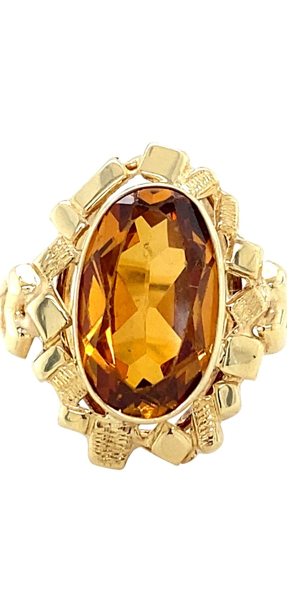 Vintage 14K Gold Ring with Spinel